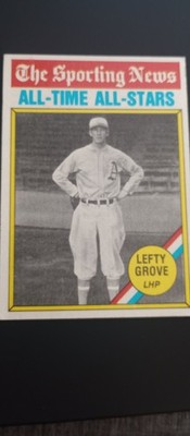 1976 Topps - The Sporting News AllTime All-Stars Lefty Grove #350 Red Sox