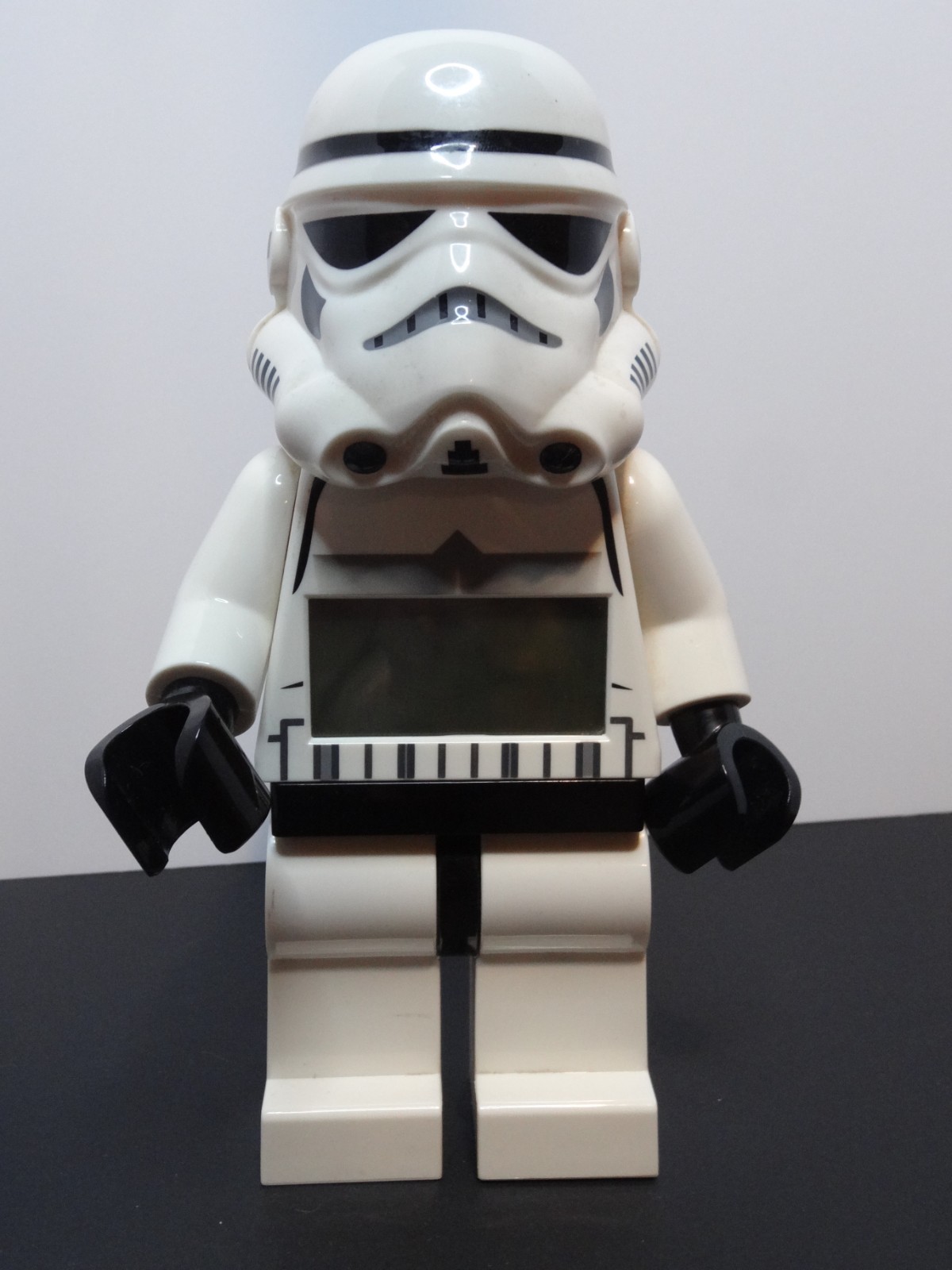 Lego STAR WARS Storm Trooper Digital Battery Alarm Clock 9 ” 2014 Retired detail image