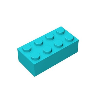 20 Pieces of Part 3001 Brick 2 x 4 Building Pieces Bulk Lot 100% Compatible NEW