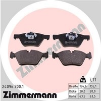 Zimmermann BremsbelÄGe Passend FüR BMW 1 E87 E81 E88 E82 3 E90 E91 E92 E93