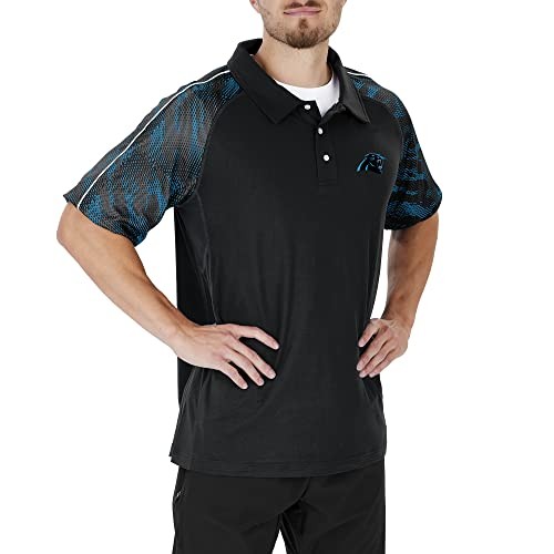 Официально лицензированное мужское поло Zubaz NFL Elevatured Field Polo с принтом Гадюки,