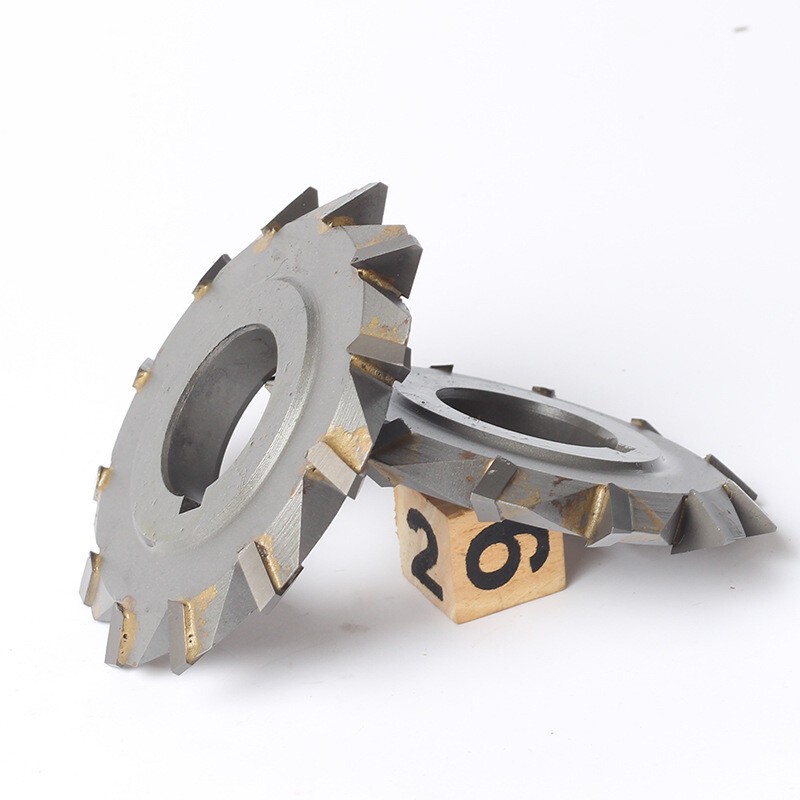 1pc YW2 Double Angle V Slot Special Shaped Milling Cutter 63X8x22x90 Degrees