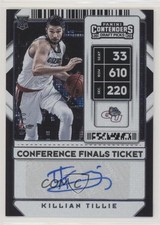 2020 Contenders Draft Picks Conference Finals Ticket /75 Killian Tillie Auto ow1