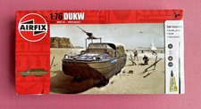 Airfix 1/76 DUKW Model Kit Amphibious Vehicle Starter Set w/Paints & Glue A68226