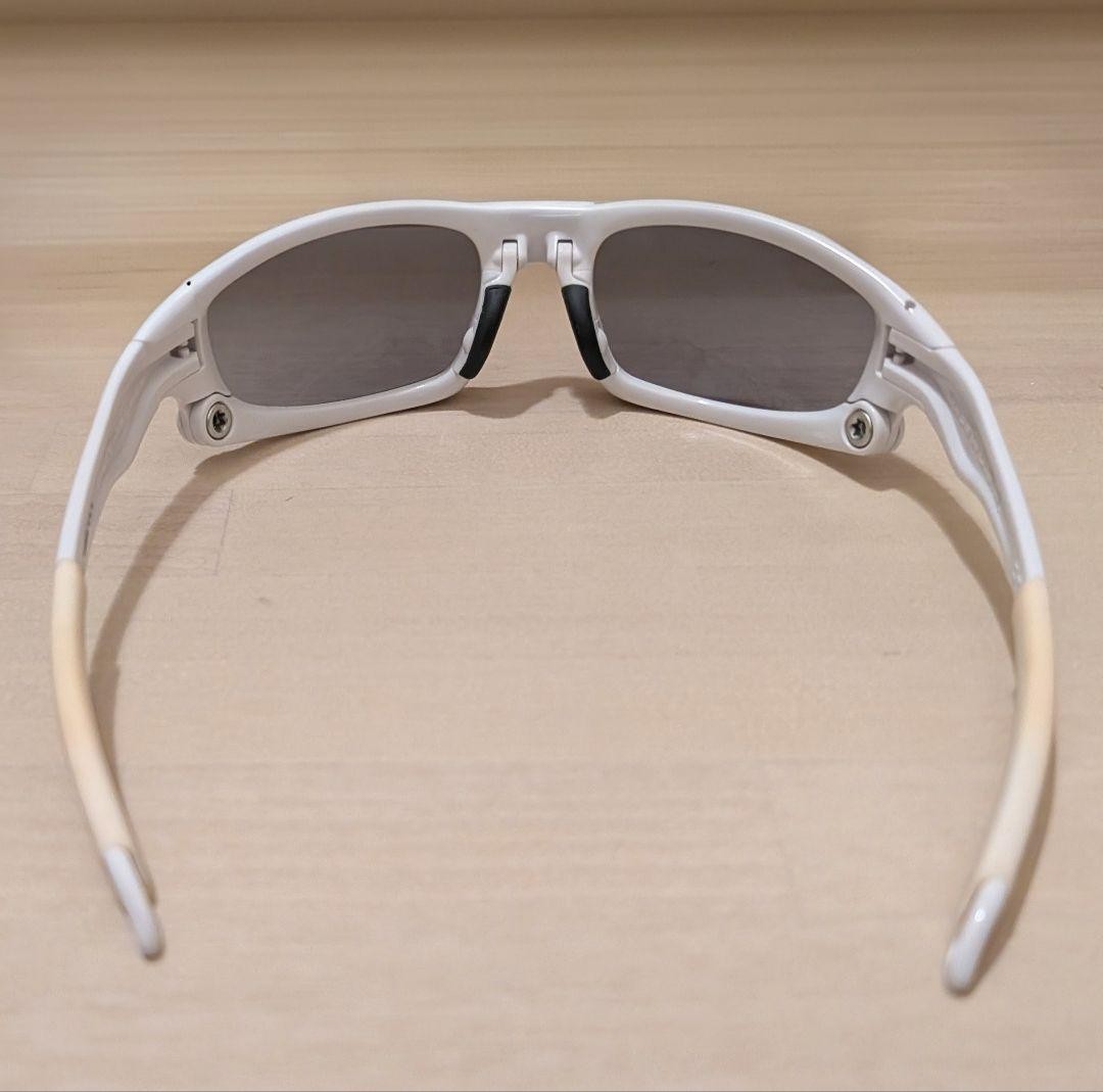 Oakley Sunglasses Split Jacket White Gray Unisex … - image 12