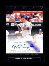 2007 TOPPS HIGHLIGHTS DAVID WRIGHT AUTO AUTOGRAPH METS