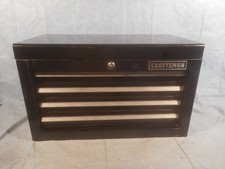 Craftsman Metal Tool Box 4 Drawer Toolbox 22 X 12 X 13.5 Tool Chest Wkey