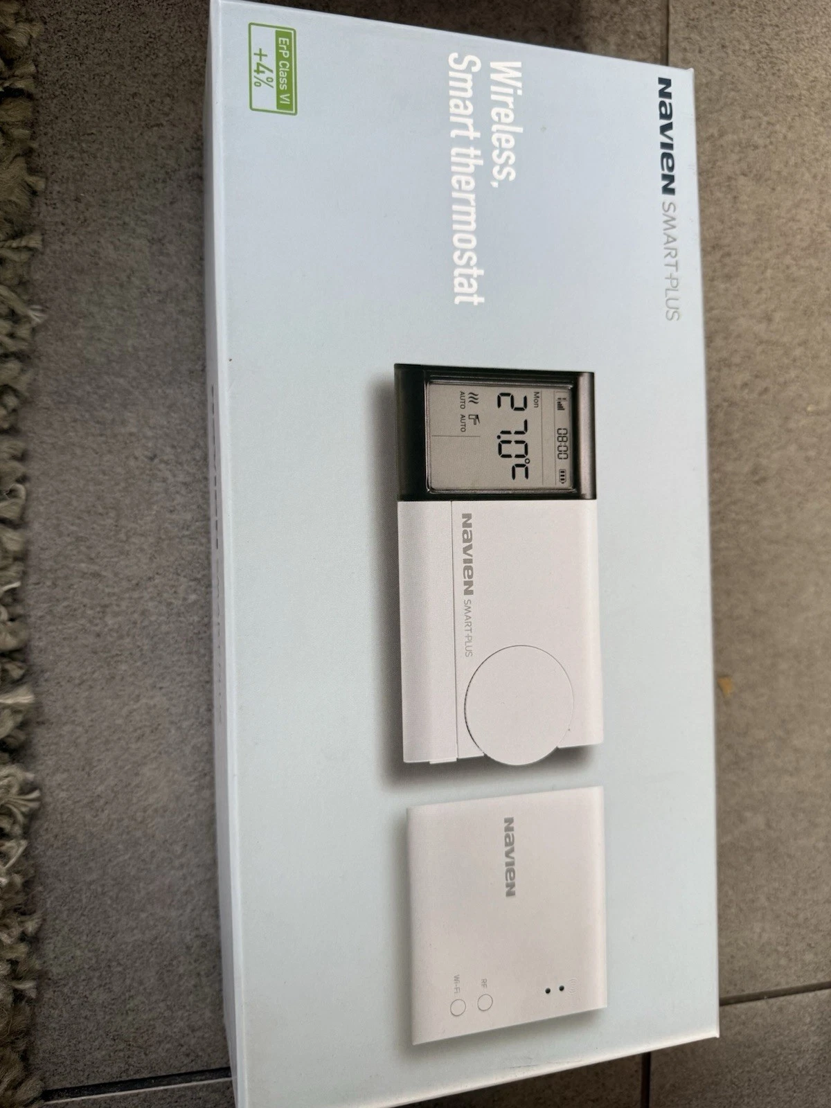 Navien Smart Plus NRC-10R Wireless Wi-Fi Thermostat White, HomeKit/Google