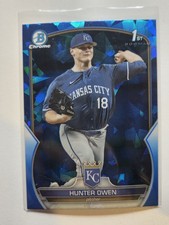 2023 Bowman Chrome 1st Refractor Sapphire Hunter Owen BDC 5 Royals