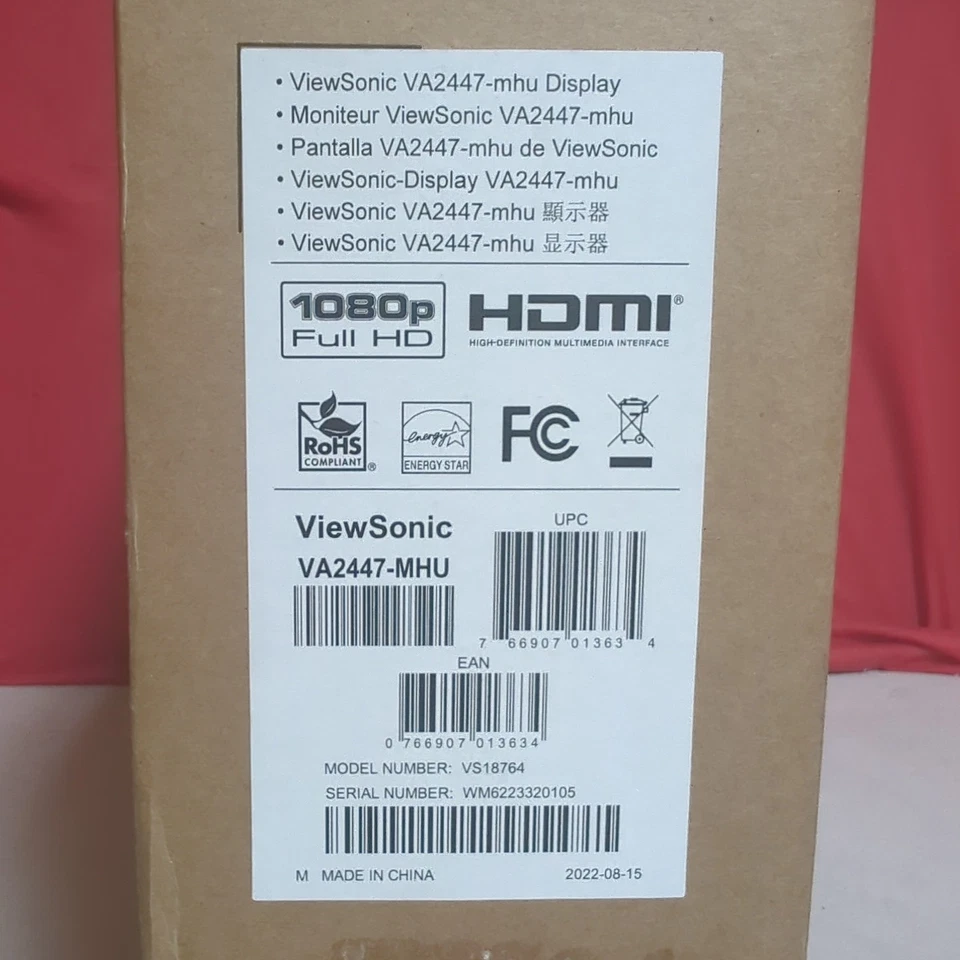 ViewSonic VA2447-MHU 24 Inch Full HD 1080p USB C Monitor (va2447mhu) - Image 2 of 4