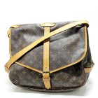 NO TARIFF Louis Vuitton LV Crossbody bag Saumur 35 Brown Monogram 2280429