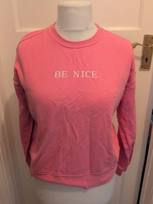 Langarmpullover Damen Größe M Rosa Be Nice