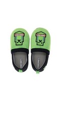 MINECRAFT CREEPER Rubber Bottom Slippers Premium House Shoes Boys/Youth Size 4-5