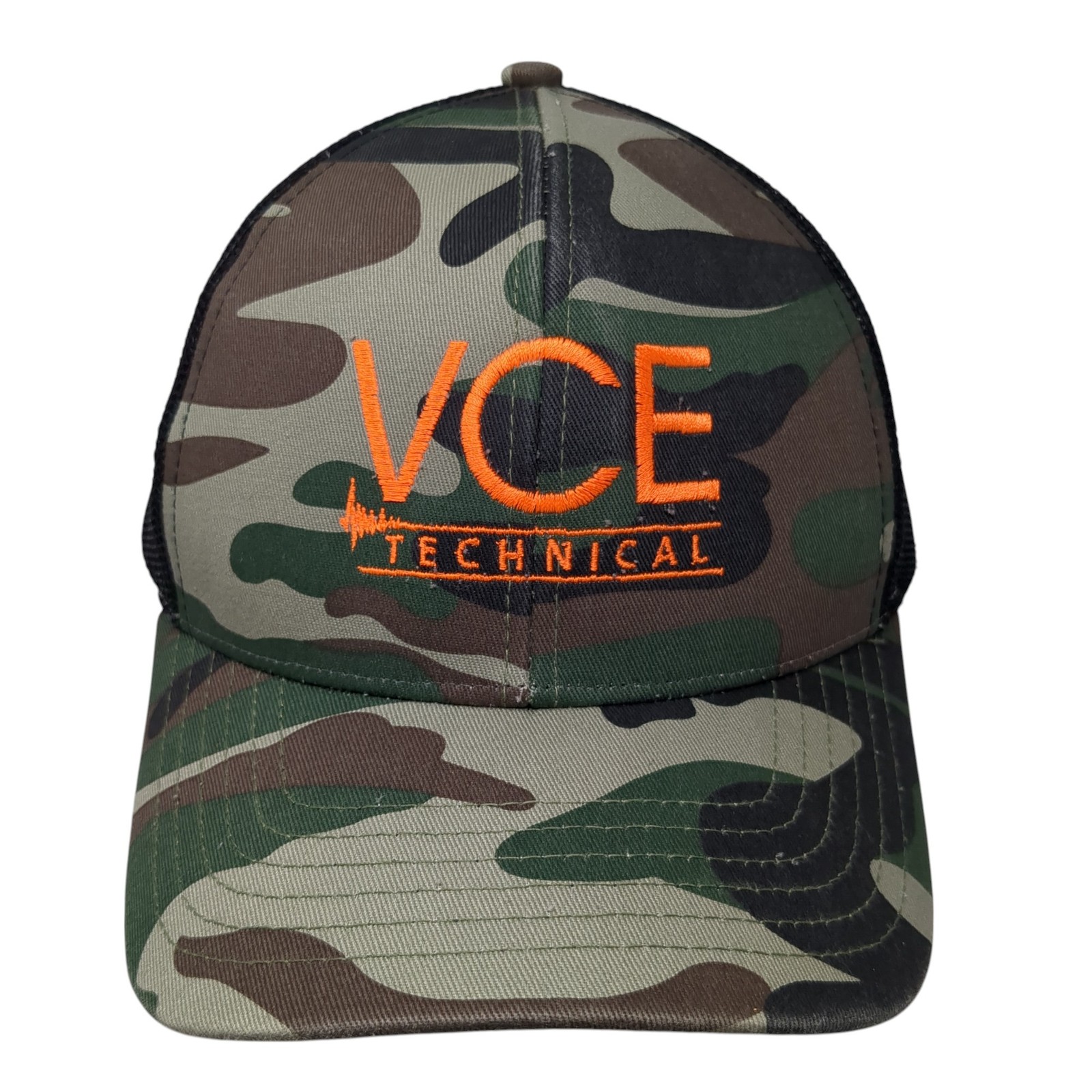 VCE Technical Snapback Mesh Back Trucker Hat Mult… - image 1