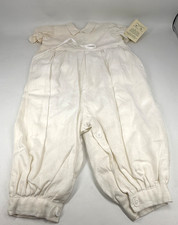 NWT Roisin Dublin Linen  Lace Boys Christening Gown Size 1 Irish Celtic