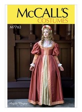 7763 UNCUT McCalls Sewing Pattern Misses Costume Dress Theater Cosplay Medieval
