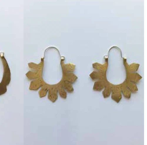 Paquete de 3 pendientes Banana Republic Chandra Aureus + Argent Roost precio de venta sugerido por el fabricante 165 USD Foto 4 de 4