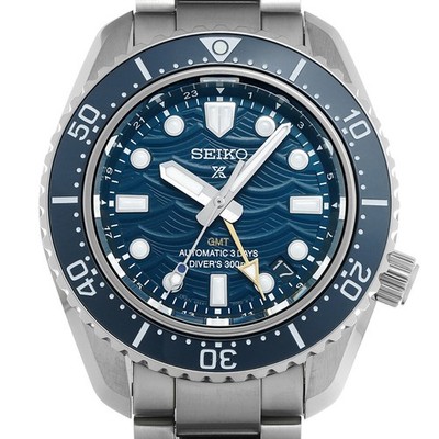 Seiko Prospex SBEJ027 GMT Diver 300m Blue Dial 6R54 Limited 60th