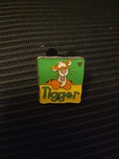 Disney Winnie the Pooh Tigger in a Square Hidden Mickey Pin