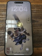 OEM IPHONE 15 PRO MAX REPLACEMENT SCREEN OLED DAMAGED- DIGI GLASS GOOD