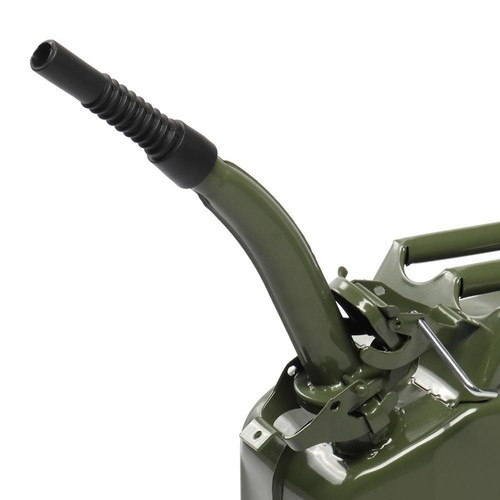 New Fuel Can 5 Gal 20L Gasoline Fuel Can Metal Gas Tank - Picture 6 of 11