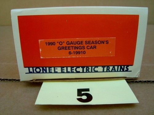 Lionel 1990 Weihnachtsbox Auto 6-19910 Neu im Karton (Artikel 5) - Bild 4 von 4