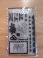 Set of 2 My Mind's Eye "Miss Caroline" Acrylic Stamps--"Story" & "Baby"