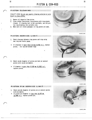 4 Stroke 153cc Engine Service Workshop Manual Kawasaki FC150V OHV - Picture 8 of 18