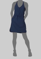 $207 Mountain Hardwear Women's Blue Railay Sleeveless Racerback Dress Size S