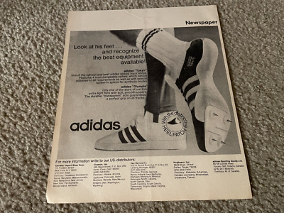 Vintage 1970 ADIDAS TOKYO & OLYMPIA Spikes Track Running Shoes