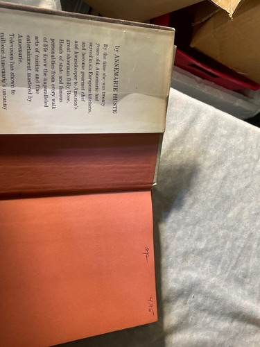 Annemarie's Personal Cook Book Hardcover 1968 By Annemarie Huste 1st Edition - Picture 13 of 21