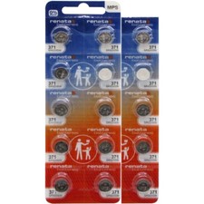 15 Original Renata SR920SW 371 Button Batteries