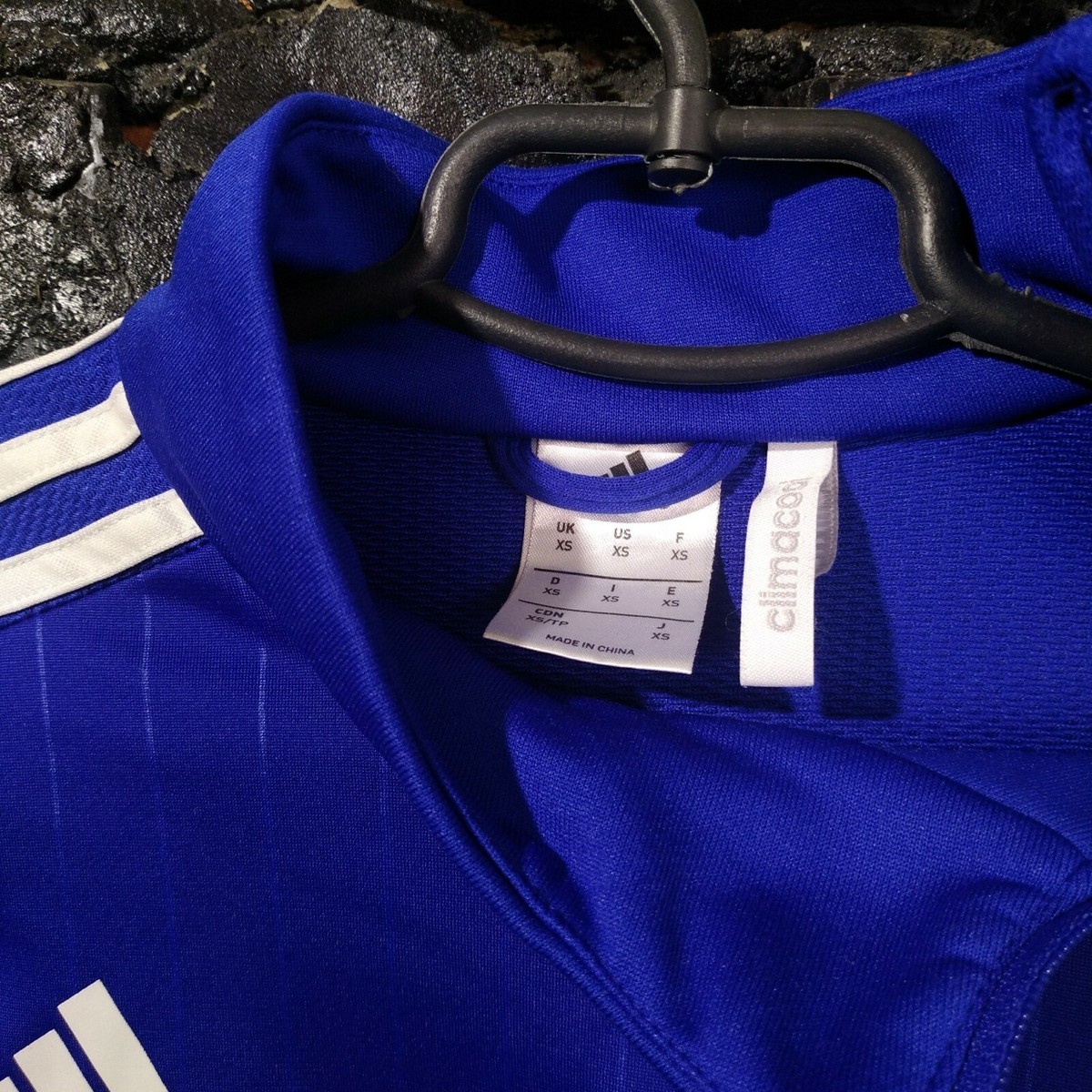 Chelsea Training Jacket Long Sleeve Adidas S12069 Polyester Mens