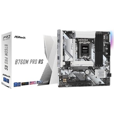 Asrock Motherboard B760M Pro Rs With Intel 12Th And 13Th Generation Cpu (_