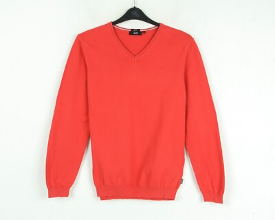 Ppsnabha Hugo Boss Sly Hoodie White Sweater Mens Red Hugo