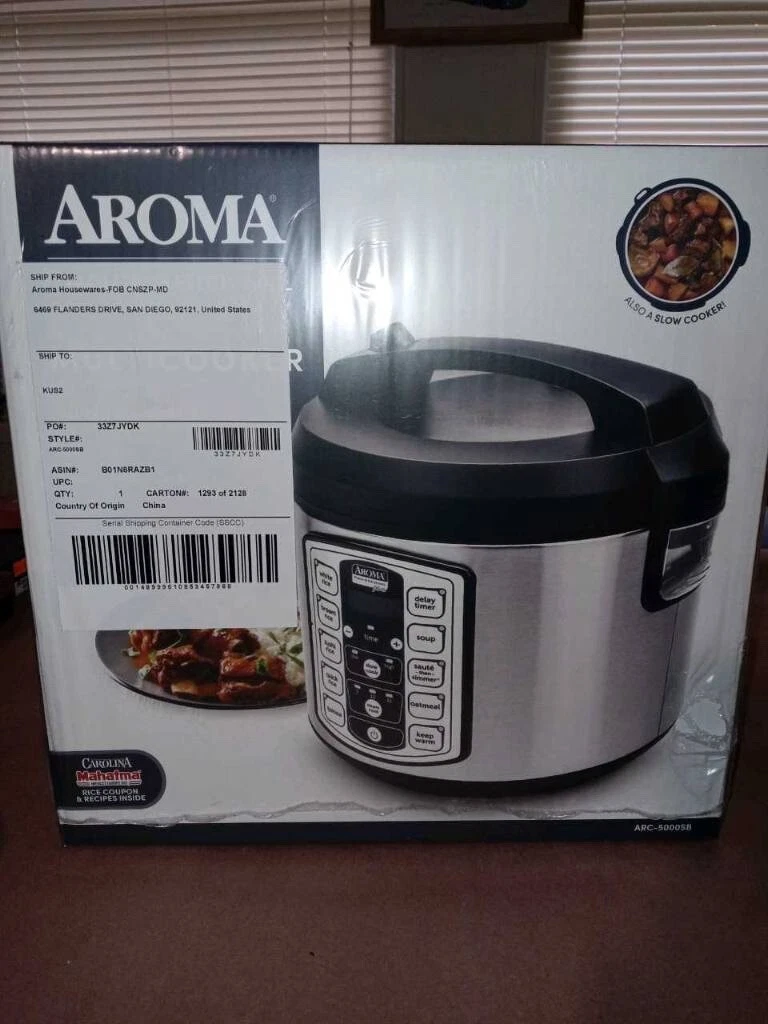 Aroma 20-Cup Programmable Residential Rice Cooker