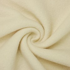 Walkloden Wollwalk Wollstoff | Meterware | 100% Schurwolle | 0,5m | wollweiß