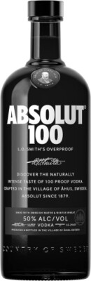 Absolut 100 overproof Vodka // 1L 50%