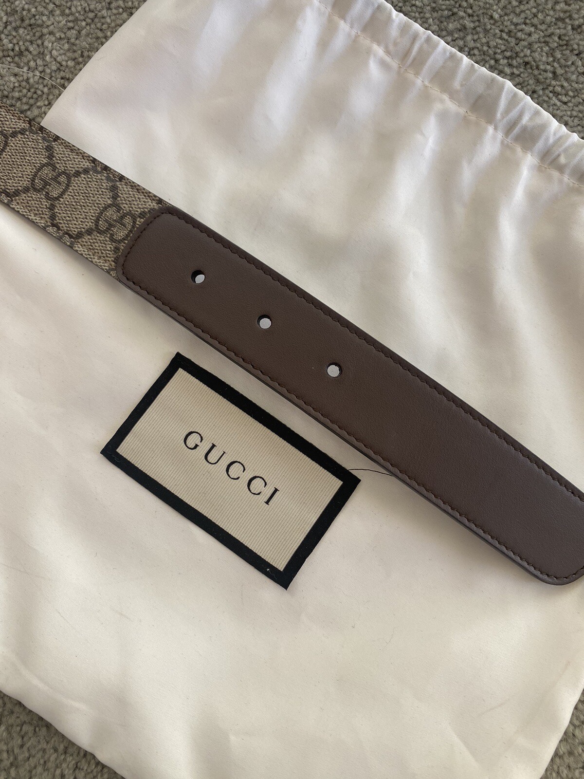 Women’s Gucci belt, Famous GG monogram, 90cm,Brown, Great Condition
