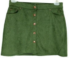 NWOT Wonder Nation Girls 18/2XG Butter Soft Hunter Green Stretch 5 Pocket Skirt