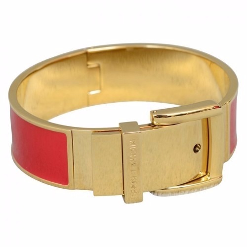 michael kors rose gold buckle bangle