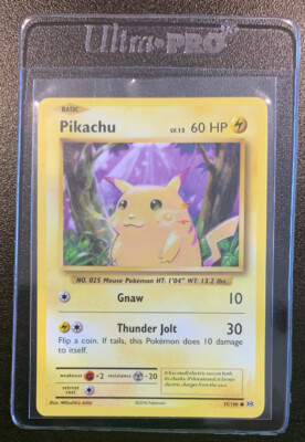 2016 Pikachu Pokemon Basic card 35/108 LV.12 60HP | eBay