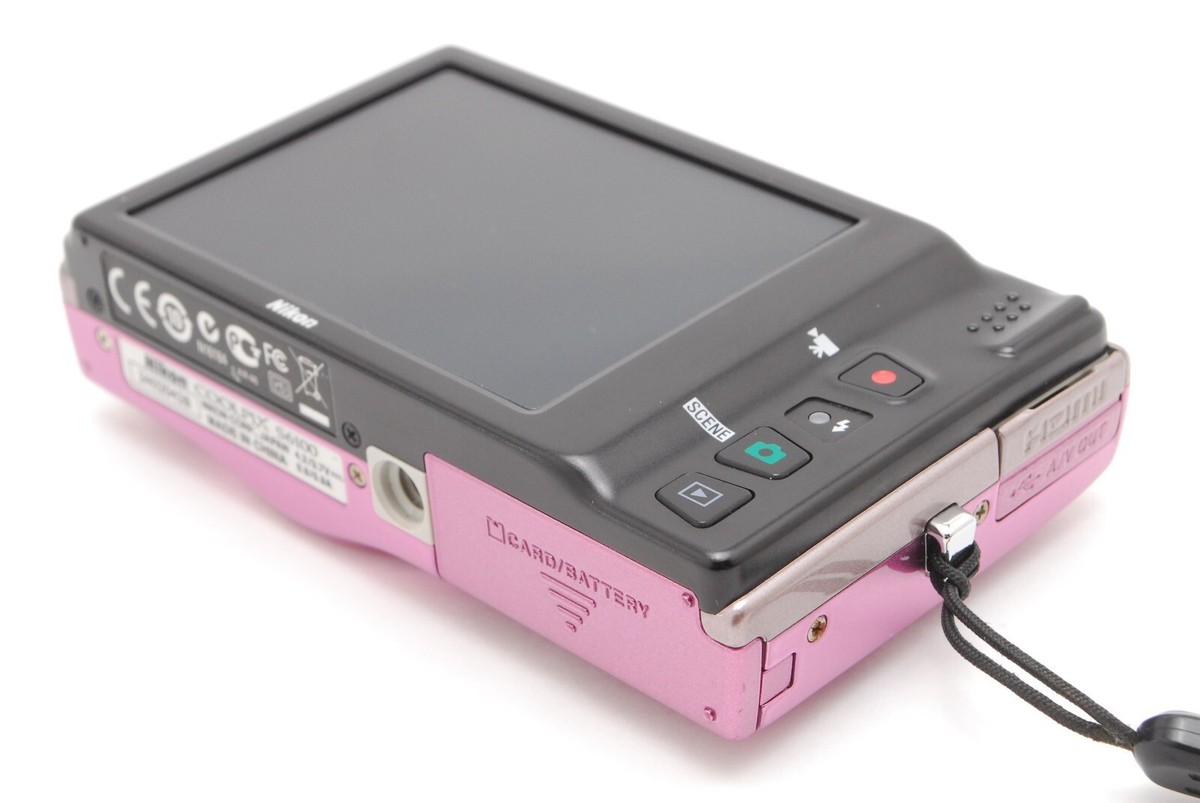 【美品】Nikon COOLPIX S6100 ピンク元箱付き！！ 美品】Nikon COOLPIX S6100 ピンク元箱付き！！