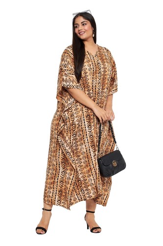 Women Kaftan Plus Size Hippie Boho Dress Kimono Long Maxi Summer Beach Sundress - 第 64/122 張圖片