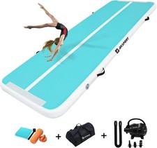 AKSPORT Tappetino ad Aria Ginnastica 13,3'x3,3'x4" Tappetino Gonfiabile Pista Tumble