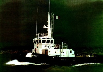 LE CAUX. Schlepper. Modellbauplan