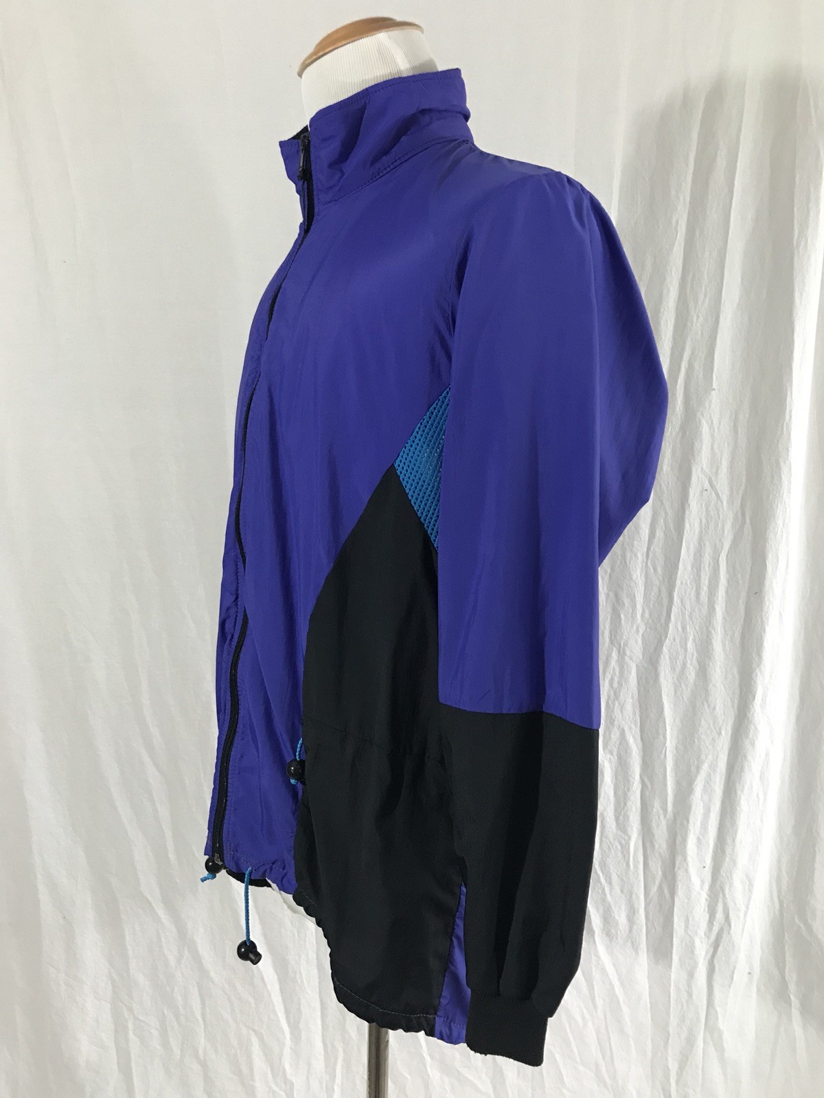 VTG Cannondale Cycling Jacket Purple & Black Packable Men's