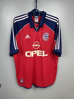 Vintage Bayern Munich Football Home Shirt 1999 2000 Adidas München