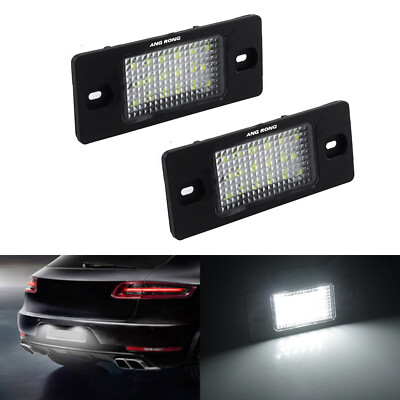 2x LED Kennzeichenbeleuchtung Nummernschild für Porsche Cayenne 955/957 2003-10