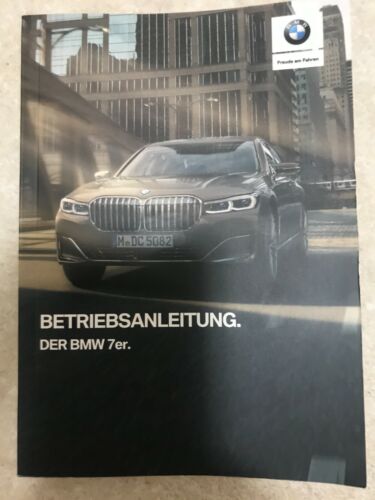 2019 BMW 7 Series G11 2020 operating instructions operating instructions manual car 7 Series - Picture 1 of 10